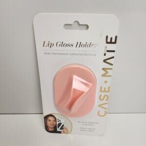 Case-Mate Lip Gloss Holder Attaches Permanently to a Phone Case Pale Pink